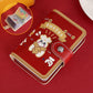 Festive Cartoon Snap Anti Degaussing Card Holder Lucky Change Id Storage Bag - Rising Luck