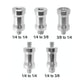 10-Pack 1 / 4 Screw Adapter - Female To Male