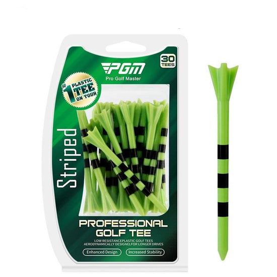 30-pack Golf Ball Tees with Limit Scale Line - Green 83mm - Qt027-Green