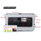 7 Inch Android Car Multimedia Player With Navigation Bluetooth Reversing Camera - 10.0 Os - 2 + 32G - Standard + 12Lights - Fits Volkswagen