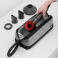 For Dyson Hair Dryer Curling Iron Accessories Organizer Bag - Black Handle