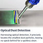 Green Light Dust Display Vacuum Brush Head - For Dyson V10 Slim V12 Slim
