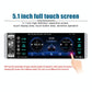 5.1 Inch Ips Capacitive Carplay Player + 8 Light Camera - Standard