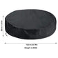 Round Foldable Pool Cover - Dustproof & Sunscreen - 162X30Cm - Black / Silver