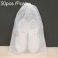 Thickened Non Woven Shoe Storage Bag Portable & Sunscreen - 50Pcs /Pack 32X48Cm Large