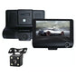 Hd 1080P Car Dvr With 3-In-1 Function And Wide Angle Night Vision - 4 Inch