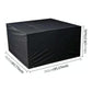 Outdoor Furniture Set Cover - Waterproof Anti-Uv Dust-Proof - 210D Oxford Cloth - 242X162X100Cm - Black