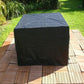 Outdoor Furniture Set Cover - Waterproof Anti-Uv Dust-Proof - 210D Oxford Cloth - 242X162X100Cm - Black