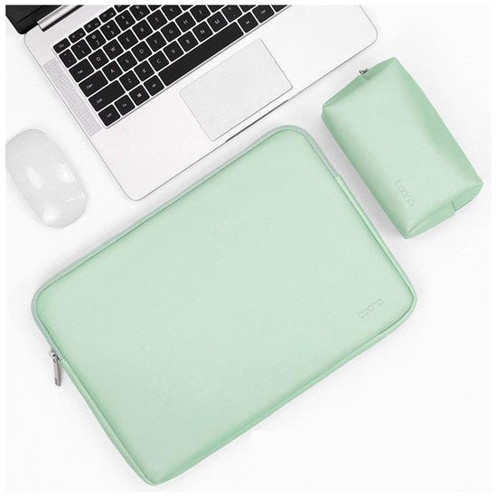 11 / 12 Inch Power & Mint Green Pu Leather Laptop Bag