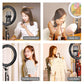 10.2 Rgbw Led Ring Light Kit With 1.1M Tripod Remote Ball Head And Phone Clamp