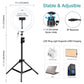 10.2 Rgbw Led Ring Light Kit With 1.1M Tripod Remote Ball Head And Phone Clamp