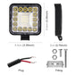 Car Square Work Light With 32Leds Smd - 2835 Lamp Beads
