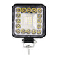 Car Square Work Light With 32Leds Smd - 2835 Lamp Beads