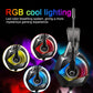 Surround Gaming Headset With Mic & Rgb Lights