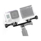 Universal Double Bracket Mount For Gopro Hero11 - Screw Adapter