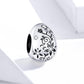 925 Sterling Silver Retro Easter Egg Diy Bracelet Beads