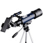 High Definition Astronomical Telescope with Tripod and Phone Clip - Dark Blue
