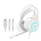 2-Pack G58 Gaming Headset W / Mic 2M Cable White Colourful 3.5Mm