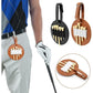 Double-Sided Leather Golf Spike Insert Bag - Outdoor Waist Hanging Storage - Single-Sided Brown