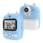 32G Instant Camera With 2.4 Display & Card Reader For Kids - 1200W Blue