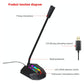 Flexible Usb Microphone With Rgb Lighting For Voice Chat And Video Conferencing