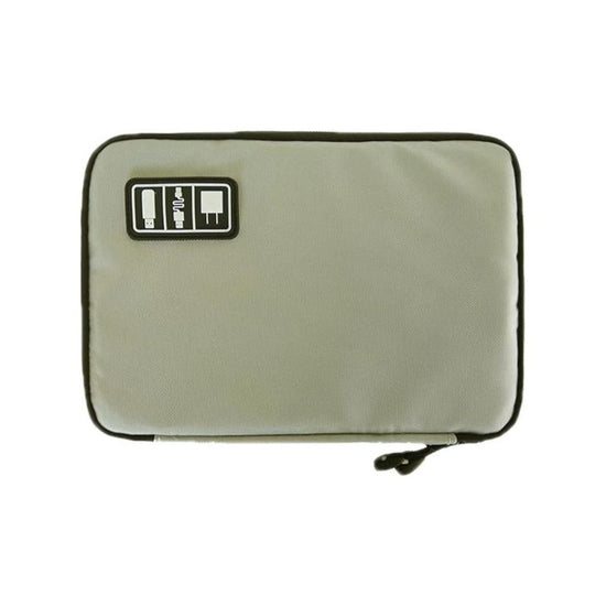 Portable Multifunctional U Disk Storage Bag For Mobile Phone Accessories - Grey