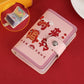 Festive Cartoon Snap Anti Degaussing Card Holder Lucky Change Id Storage Bag - Be In Good Luck