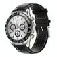 Smart Bluetooth Watch With Nfc Black Leather