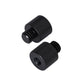 10-Pack 1 / 4 To 3 / 8 Screw Adapter - Black