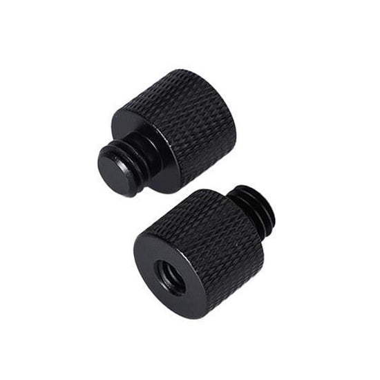 10-Pack 1 / 4 To 3 / 8 Screw Adapter - Black