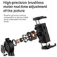 Foldable 3-In-1 Gimbal Stabilizer With Bluetooth Remote And Selfie Stick For Smartphones