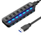 7-Port Usb 3.0 Hub With Independent Switching