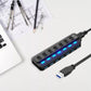 7-Port Usb 3.0 Hub With Independent Switching