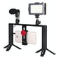 4-In-1 Vlogging Kit With Led Light Microphone Tripod And Stabilizer