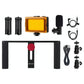 4-In-1 Vlogging Kit With Led Light Microphone Tripod And Stabilizer