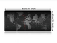 Large Anti Slip World Map Mouse Pad 90 X 40Cm