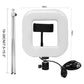 Dimmable Square Led Light With Tripod And Phone Holder