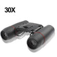 Compact 30x60mm Red Binoculars for Outdoor Day Vision