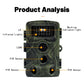2 Lcd Infrared Night Vision Trail Camera For Wildlife Hunting