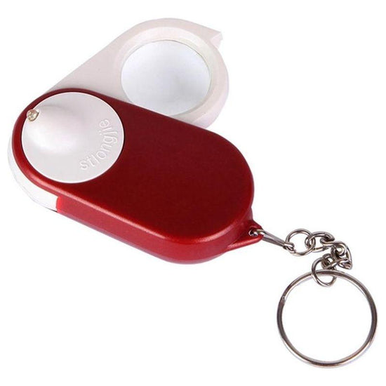 10X Pocket Magnifier With Led Light - Best For Reading
