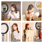 10.2 Rgbw Led Ring Light Kit with 1.1m Tripod & Phone Clamp