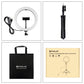 10.2 Rgbw Led Ring Light Kit with 1.1m Tripod & Phone Clamp