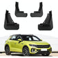 For Volkswagen T-Roc 2023 4Pcs / Set Car Auto Soft Plastic Splash Flaps Fender Guard
