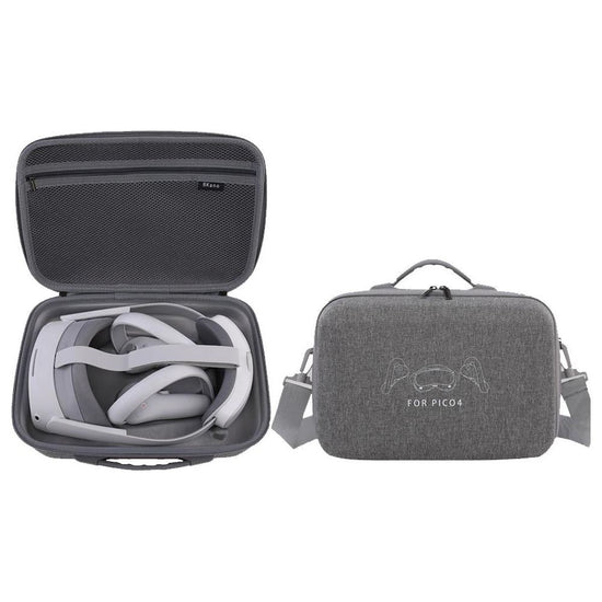 Compact Vr Storage Bag For Pico 4 - Hard Shell
