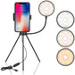 Dimmable Led Ring Lamp With Phone Tripod Stand