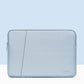 Sky Blue Leather Laptop Bag - 16 / 17 Inch Double-Layer Design