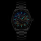 Golden Steel Band Automatic Skeleton Watch For Men