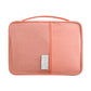 Waterproof Travel Document Bag Black Large - Orange Pink Large