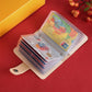 Festive Cartoon Snap Anti Degaussing Card Holder Lucky Change Id Storage Bag - Too Difficult