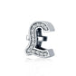 925 Sterling Silver Currency Symbol Pendant For Diy Bracelets And Necklaces